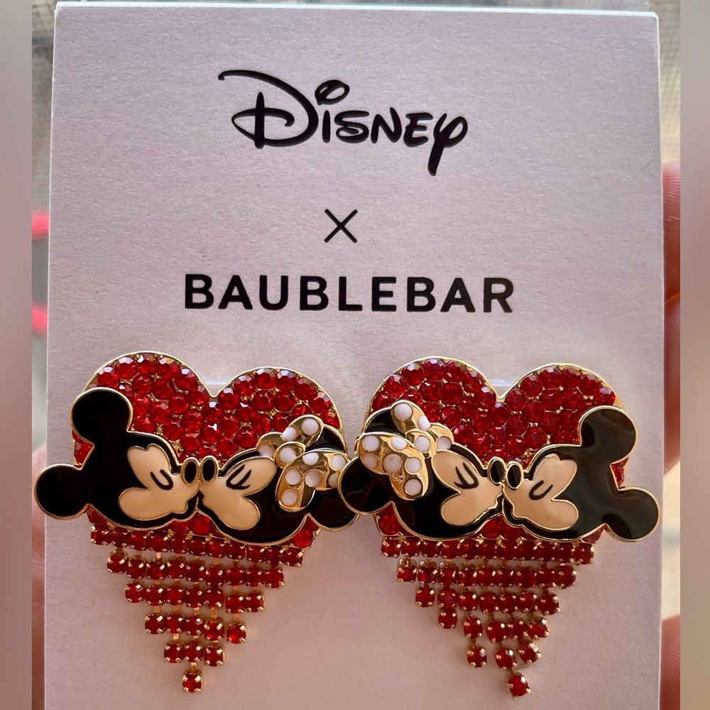 NWT Baublebar x Disney Earrings